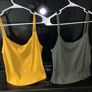 Cropped tank tops
